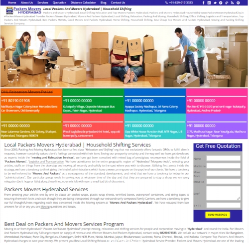 Packers And Movers In Hyderabad � Advantages Of Moving Your Assets