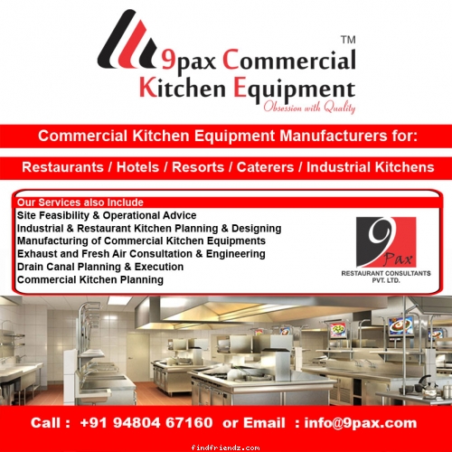 Commercial Kitchen Equipment - 9Pax