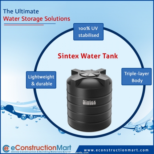 Sintex Water Tank- Buy at eConstructionMart at the Best Rates!