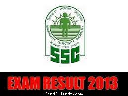 SSC CGL Exam Results 2013