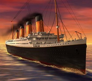 Titanic lovers eye is not closed,it is opened in ocean salt water...