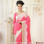 Gorgeous Pink Saree