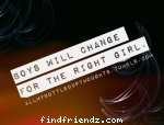boys will change for