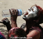 Girls drinking Water